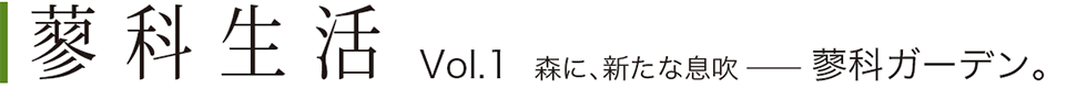 蓼科生活Vol.1 森に、新たな息吹 ── 蓼科ガーデン。